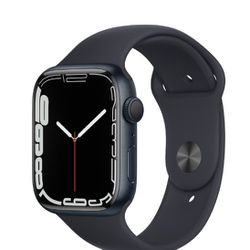 Apple Watch Series 7 GPS 45mm Aluminum Case with Midnight Spot Band
