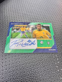 RIVALDO SOCCER LEGEND AUTO SIGNATURE 