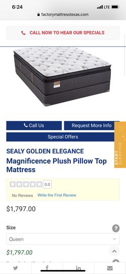 Sealy mattress and box spring BRAND NEW NEVER USED