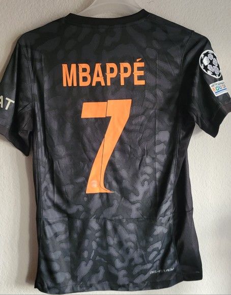 Jordan By Nike Mens PSG Jersey Authentic MBAPPÉ Size Large Médium