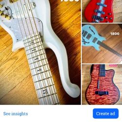 Electric Bass Guitars 