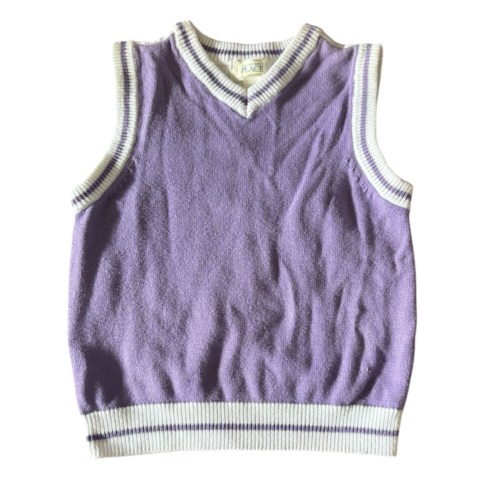 The Children’s Place Boys Sweater Vest size 4T Lavender