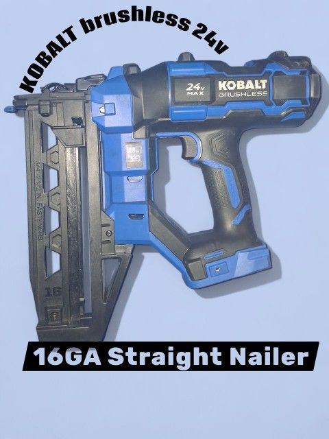 Kobalt 24v Brushless 16GA Straight NAILER