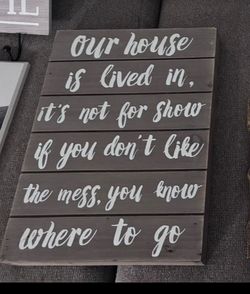 Rustic Wood Quote Wall Sign