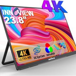 Innoview 23.8” 4K Large Portable Monitor, UHD (3840*2160)