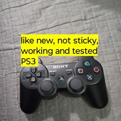PlayStation 3 Controller DualShock 3 With Rumble - Official PS3 Video Game Controller Fully Tested And Working  - Like New