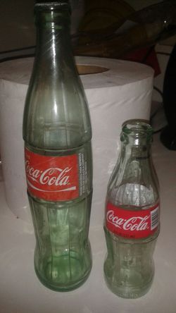 Old coca cola bottles
