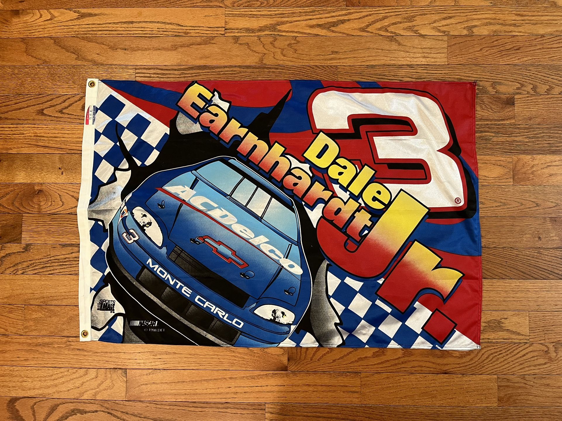 Dale Earnhardt Jr NASCAR Flag Busch Series 1998 DEI Vintage 90s Outdoor Yard