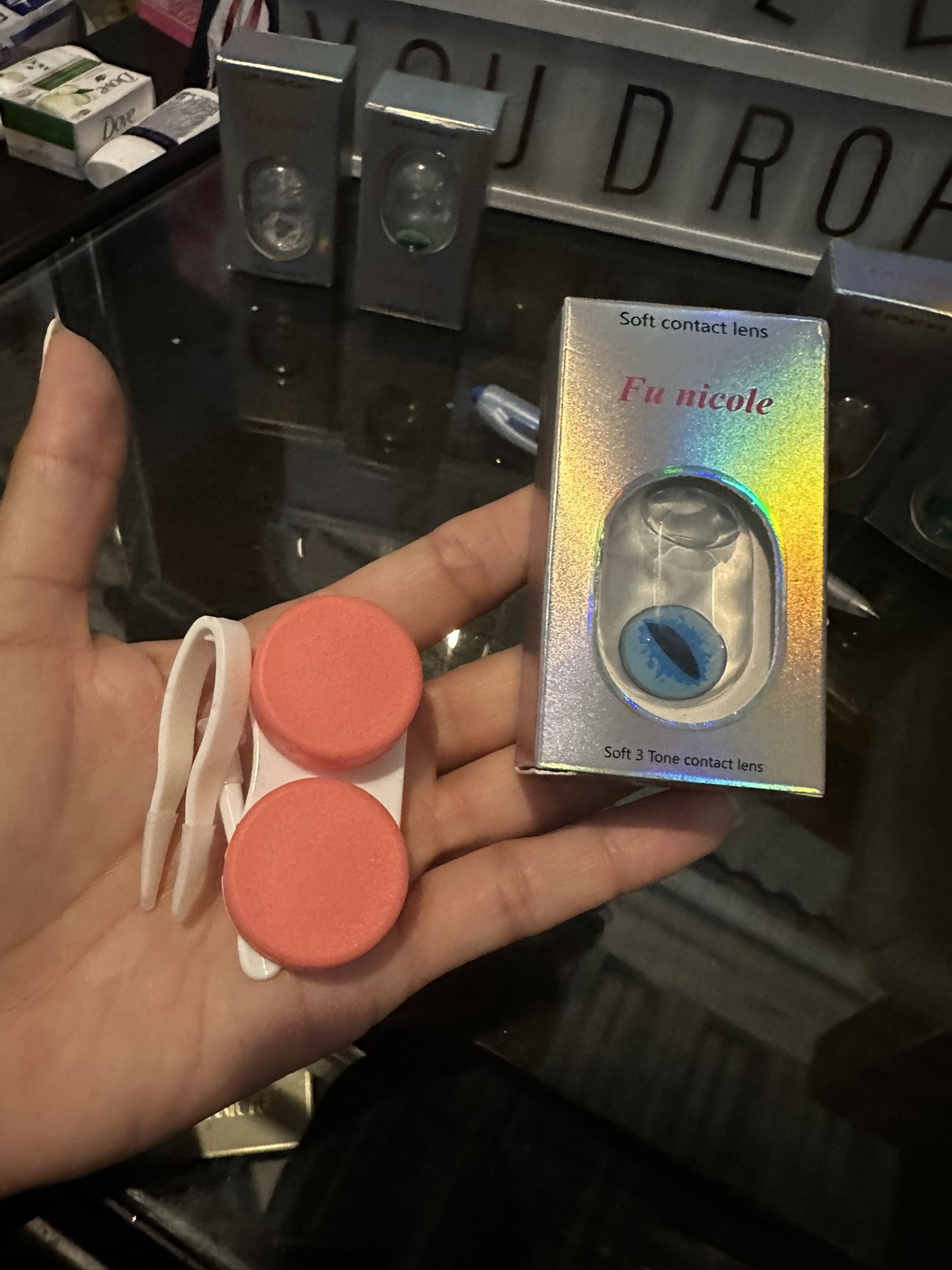 With case and accessories to apply and remove brand new, also have other colors available