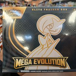 Pokémon cards, mega evolution elite trainer box.