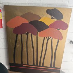 Abstract Flower Painting