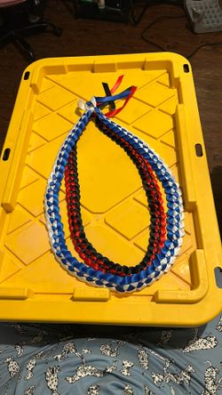 Closed Style Satin Ribbon Lei Different Colors Available