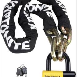 Kryptonite New York Fahgettaboudit Chain 1415 & New York Disc Lock