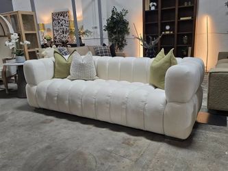 Cream Carlan 91" Sofa, New!