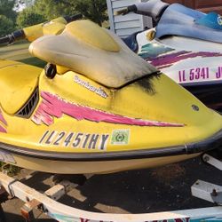 1996 Seadoo Xp And 1996 Seadoo GSX With Trailer