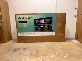 75 “ LG smart 4K UHD HDR TV