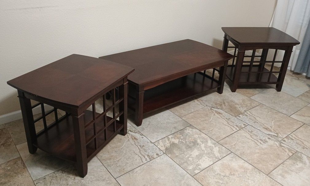 Coffee & End Table Set