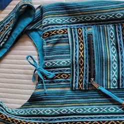Multi Color Cross Body Bag.