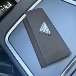 Prada Key Wallet Black Nylon 