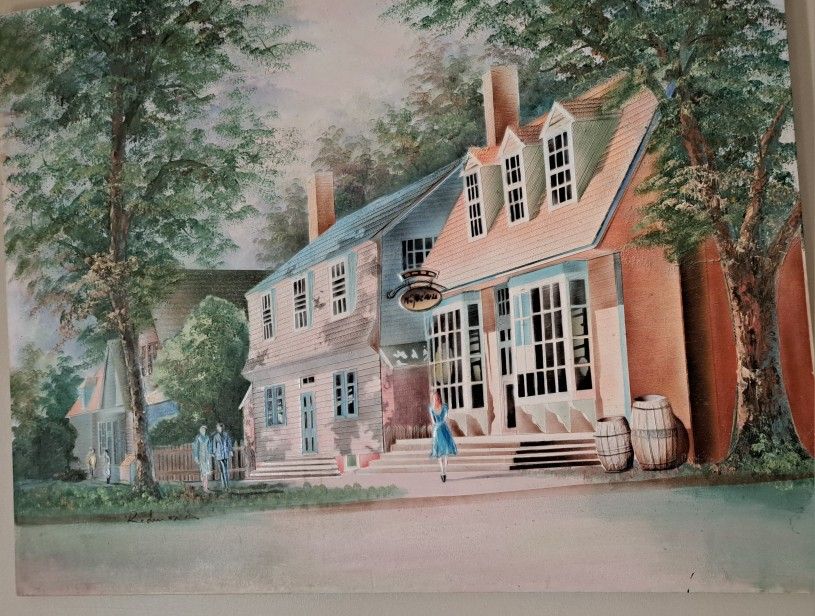 Large Corner Store Painting