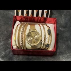 Watch and Bracelets Set 