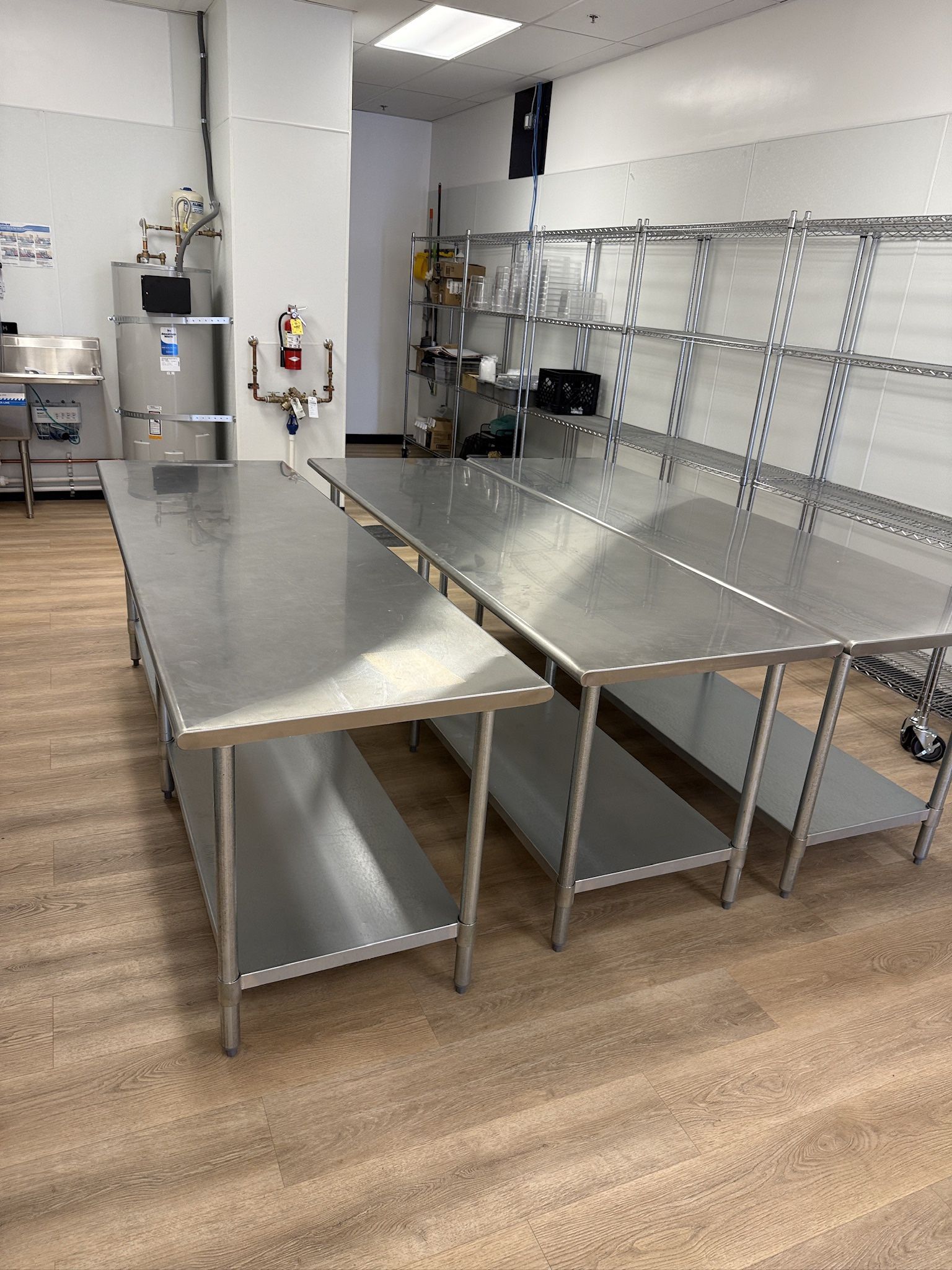 Kitchen Sinks, and Prep Table