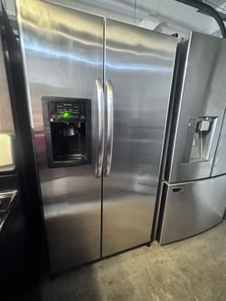 GE Stainless Steel Side-by-Side Refrigerator