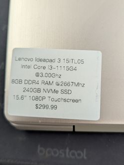 Lenovo IdeaPad 3 15ITL05