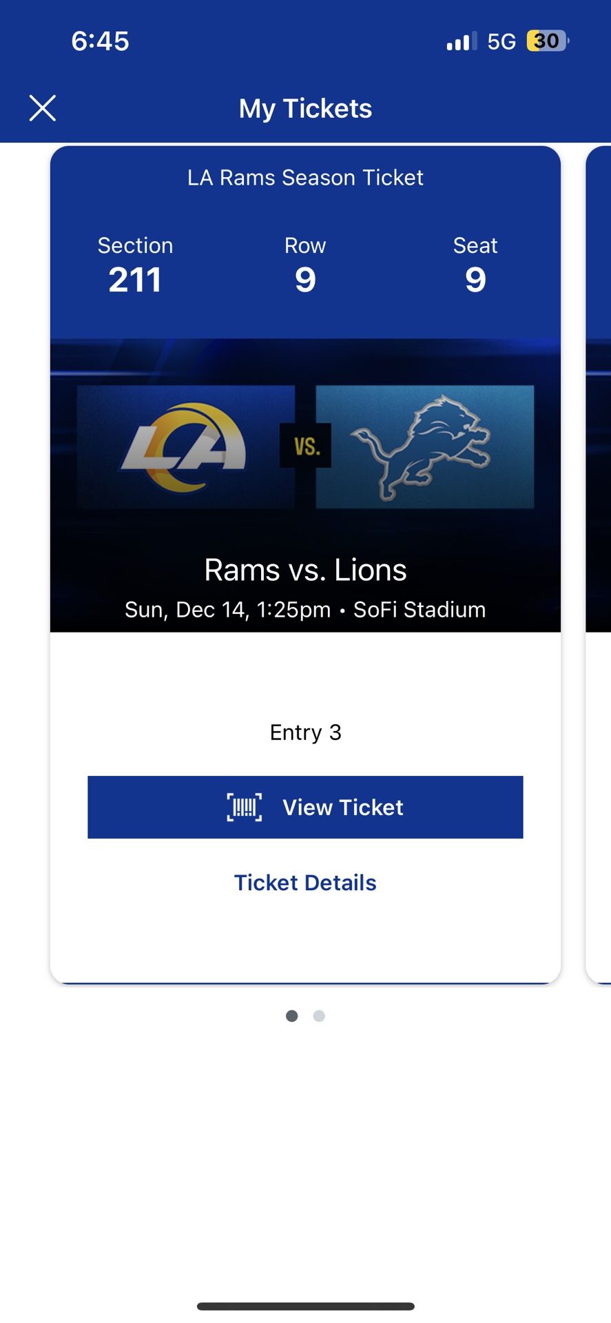 Rams Vs Lions