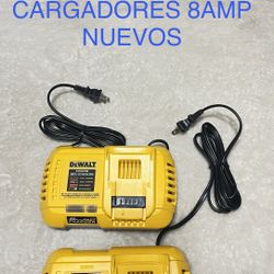 $ 60 PRECIO FIJO CADA UNO CARGADORES DE 8AMP PARA CARGAR PILAS GRANDES FLEXVOLT 