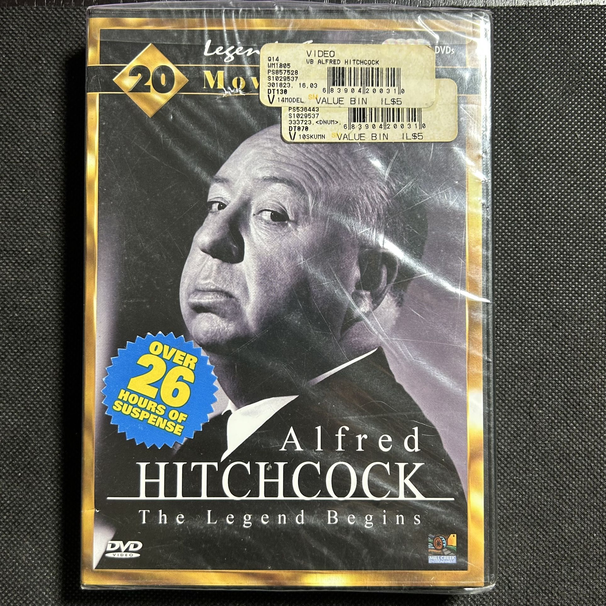 Alfred Hitchcock The Legend Begins DVD 4-Disc Set 20 Movie Collection Brand New