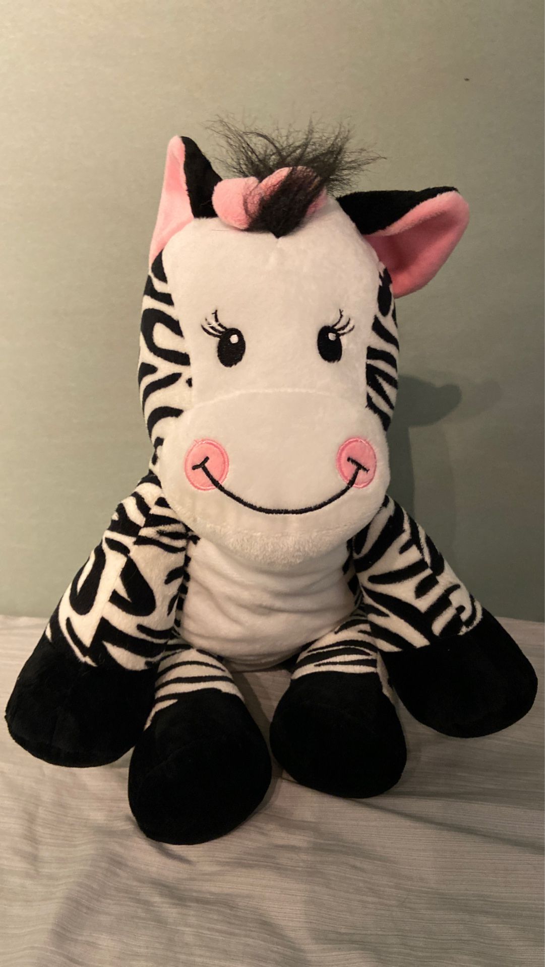 Zebra plushy for $5