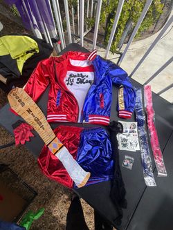 Cosplay Outfit 12items with Jackets T-shirt Shorts Stickers Baseball bat