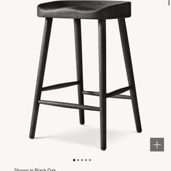 Restoration Hardware 1950s Danish Farmhouse Counter Stool