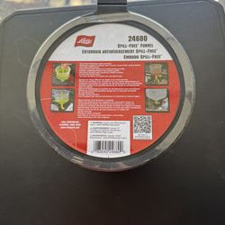 Lisle 24680 Spill-Free Funnel, Standard Adapters, 11 x 7 x Transparent Yellow