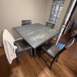 Beautiful Wooden Table Set