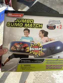 Jumbo Size Sumo Match Toy by MD Sports Kids Adults Up to 40" Waist 2 Bopper Set