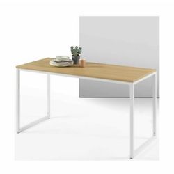 Zinus Jennifer Modern Studio Collection Soho Rectangular Dining Table Desk White