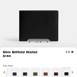 Coach Slim Billfold Wallet