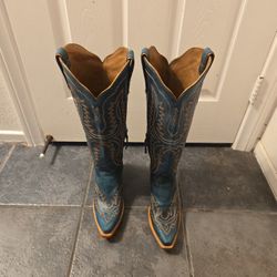 Turquoise Ariat Female Size 8B Boots