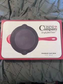 Cuisine & Company Enameled Cast Iron Skillet 10.25"