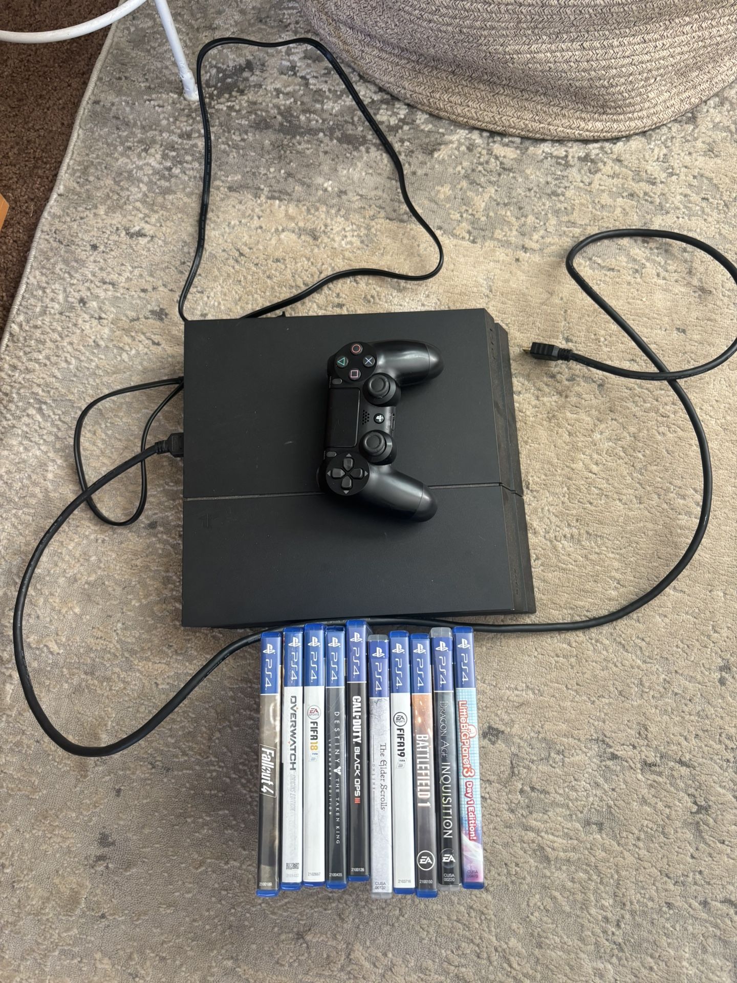 PS4 + Games + Controller + HDMI