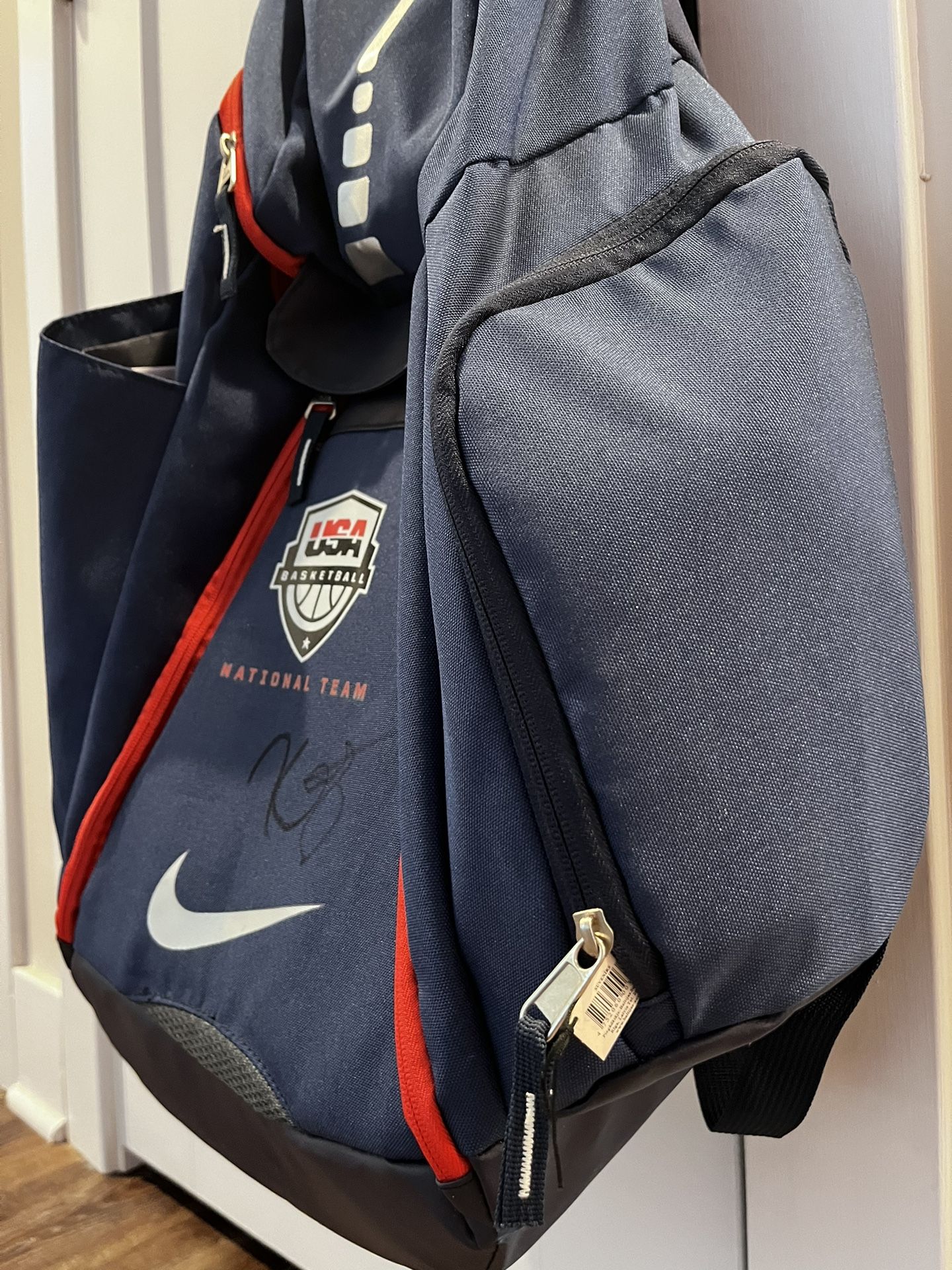 KEVIN DURANT Signed Team USA Basketball Backpack  