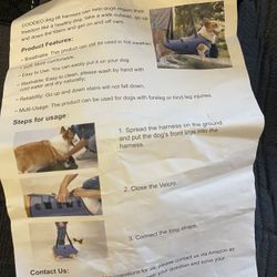 Coodeo Dog Lift Harnes 