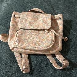 Mini Floral Backpack From Target