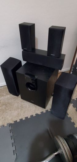 Onkyo Dolby ATMOS 5.1 Powered Sub And Speaker Set