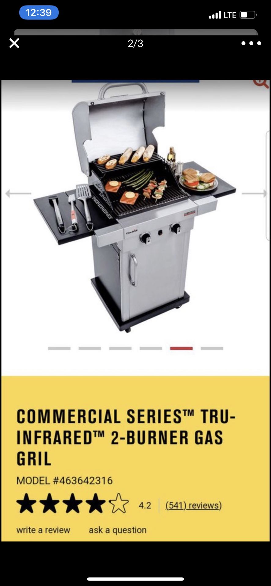 BRAND NEW BBQ grill New char broil commercial series