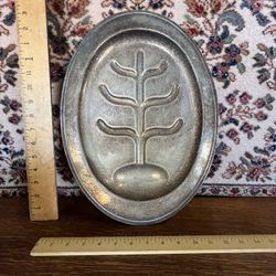 Vintage Well & Tree Silverplated Platter 