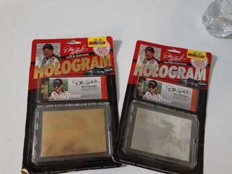 Dale Earnhardt Gold & Silver Hologram Nascar Cards, Also *Picture Not Included Die Cast Nascar Scale Replica #3 Car