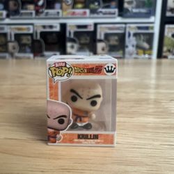 RARE CHASE BITTY Krillin Dragon Ball Z Funko Pop #706 DBZ Anime Cartoons Network